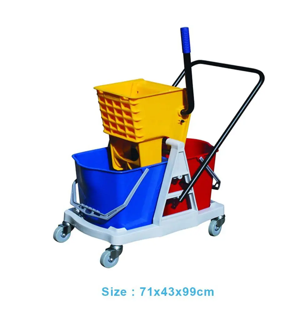 Double Sided Wringer Mop Bucket